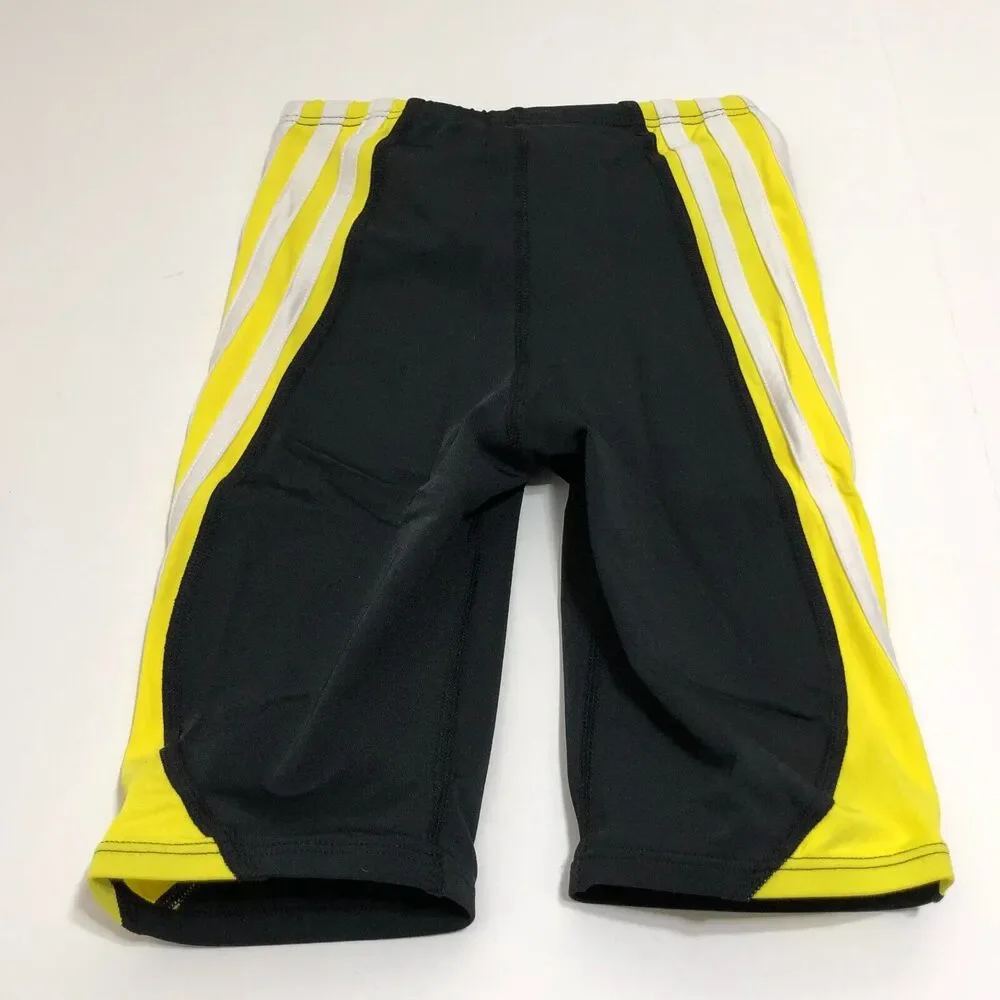 Adidas Solid Splice Infinitex Swim Jammer 3 Stripes Kids Boys Youth 24